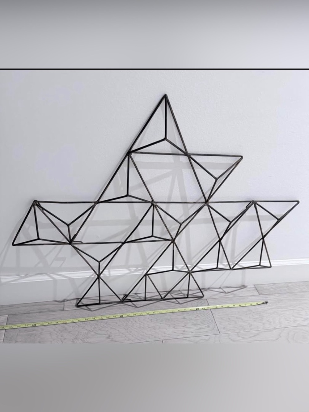 Geometric Metal Wall Sculpture
